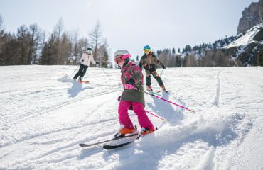 Famiglia in pista